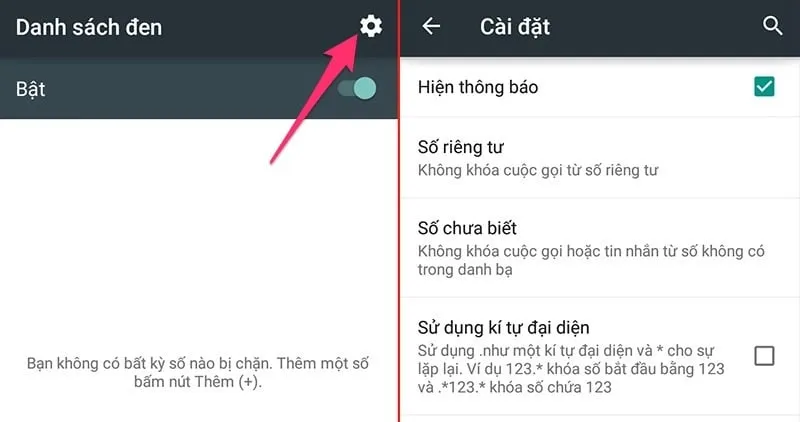 Chặn cuộc gọi