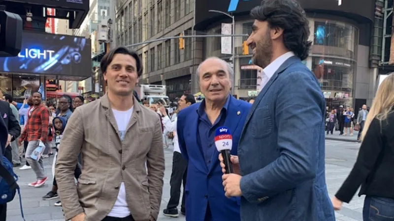 Commisso tình tứ với Montella - Bóng Đá