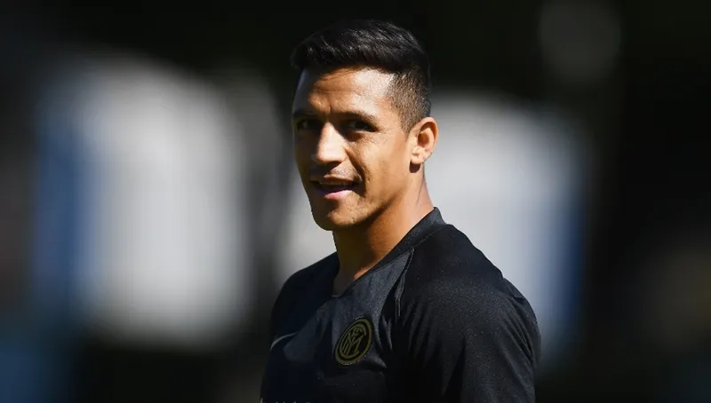 Ảnh Sanchez tập luyện tại Inter Milan - Bóng Đá