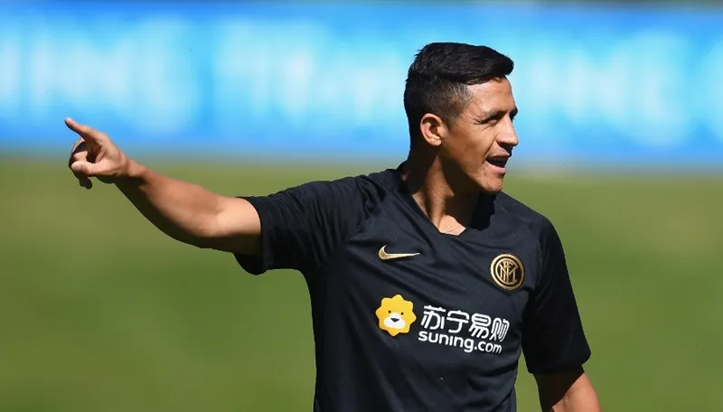 Ảnh Sanchez tập luyện tại Inter Milan - Bóng Đá