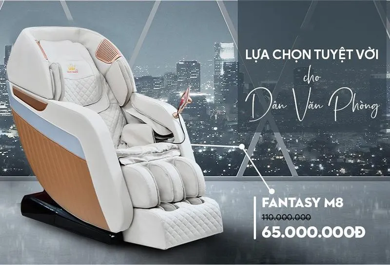 Queen Crown Fantasy M8 là sự lựa chọn chăm sóc sức khỏe tuyệt vời