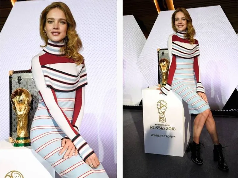 Natalia Vodianova, 'bóng hồng' xinh đẹp ở đêm khai mạc World Cup - Bóng Đá