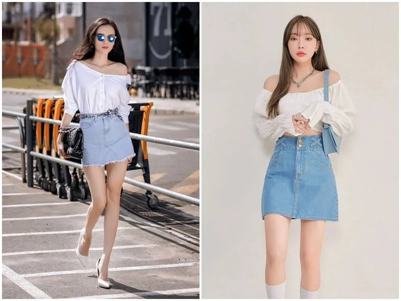 Kiểu áo đơn giản nhưng phong cách vừa tạo cảm giác nhẹ nhàng, bay bổng cho người mặc
