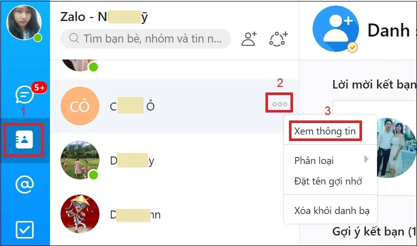 Kết bạn trên Zalo không cần số điện thoại