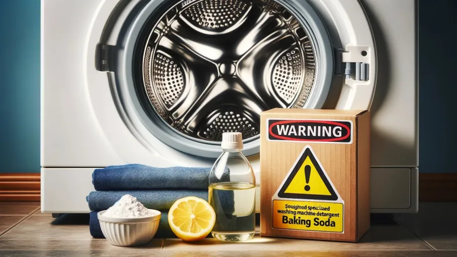 Khi vệ sinh máy giặt, người dùng nên cân nhắc không sử dụng baking soda
