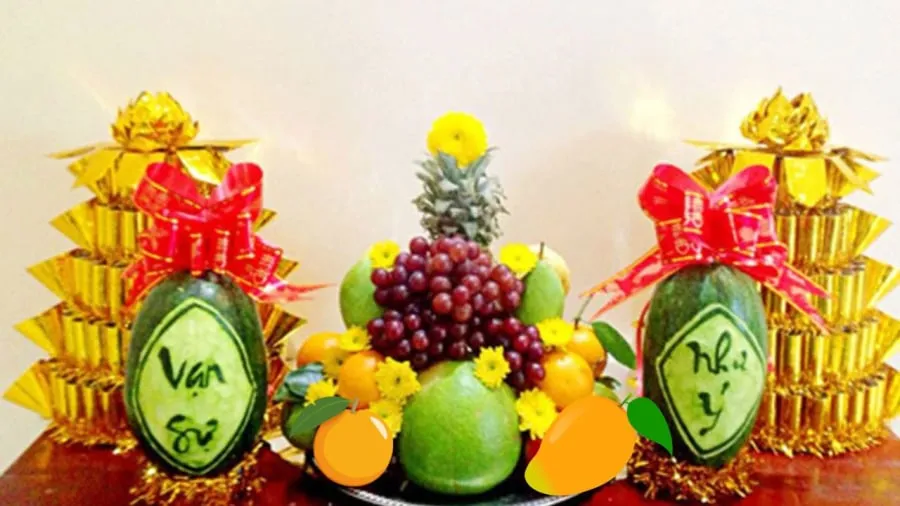 Thắp hương cần dùng đồ ăn thật không dùng hoa trái giả