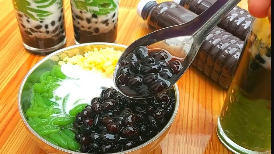Nấu chè đậu đen