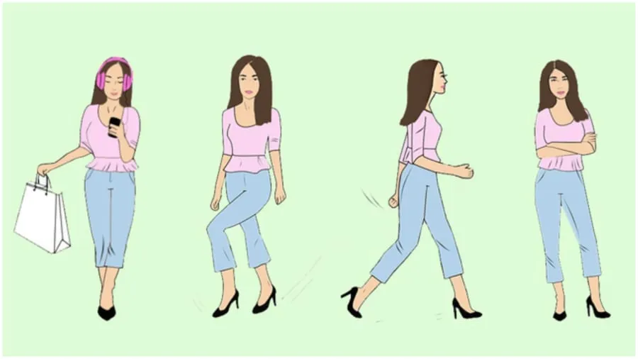 Nhìn tướng đi biết tương lai của bạn