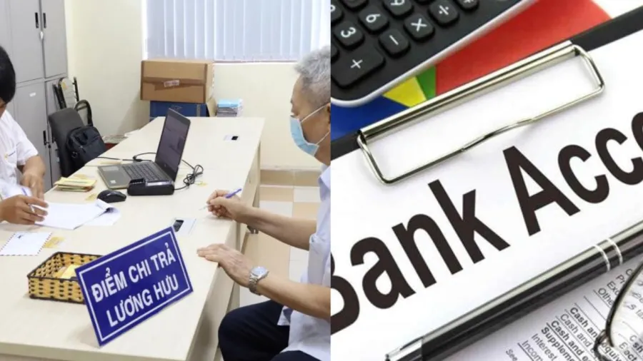 Nhận lương hưu, trợ cấp bảo hiểm xã hội bằng tài khoản ngân hàng