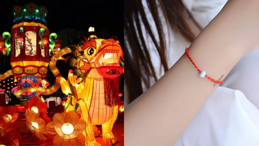 Rước đèn, đeo vòng tay chỉ đỏ mang lại may mắn