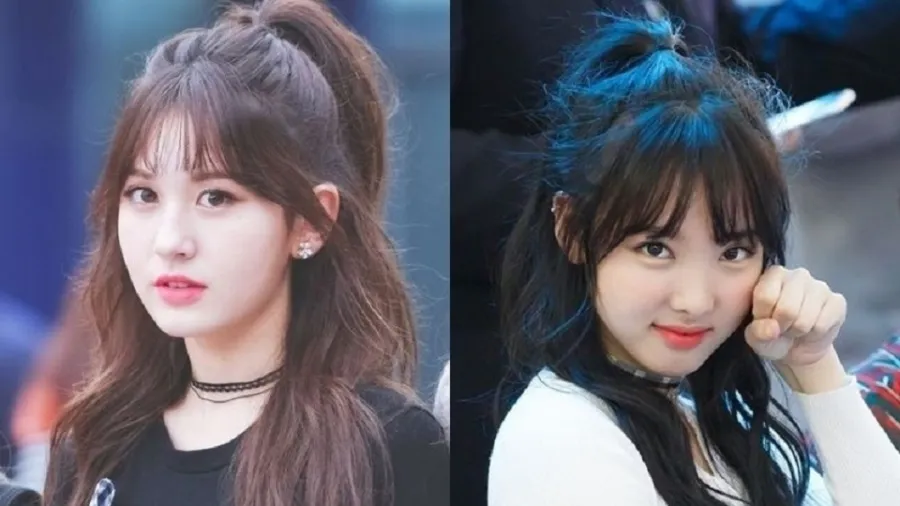 Kiểu tóc buộc nửa tôn lên vẻ đẹp xõa tự nhiên, vừa giữ cho tóc gọn gàng.