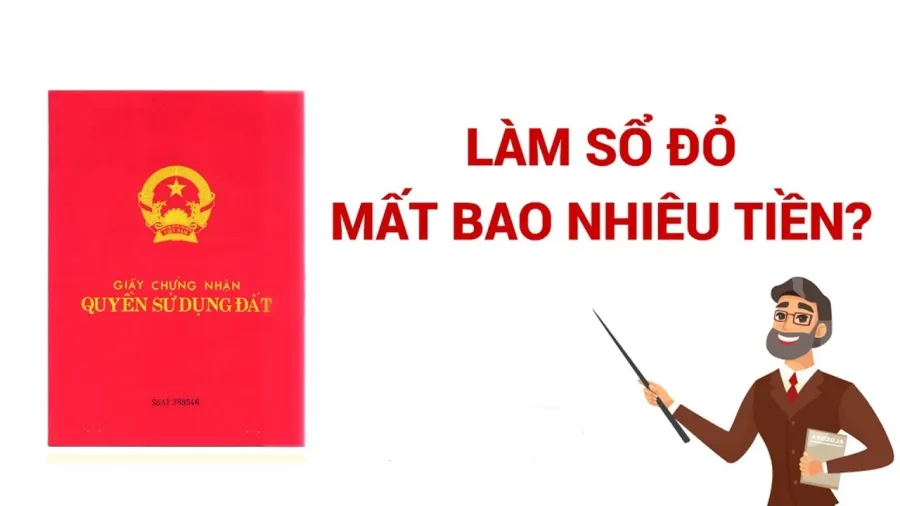 Những khoản tiền khi làm sổ đỏ