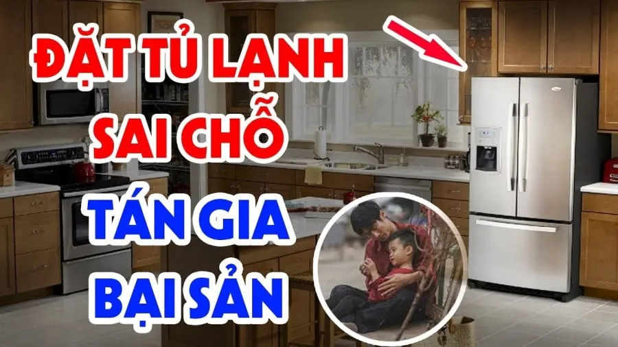 Nhà rộng hay hẹp cũng đừng để tủ lạnh ở 3 vị trí này, tiền của 'đội nón' ra đi