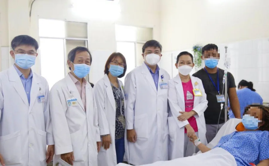 Bệnh nhân sau khi phẫu thuật đã ổn định (Ảnh: BV Từ Dũ)