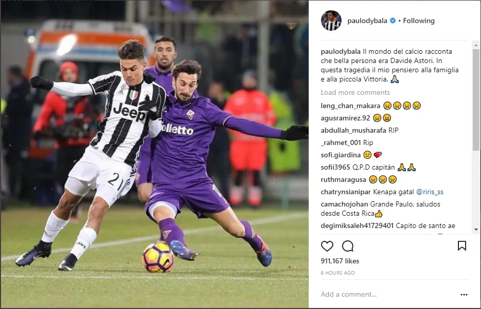 Sao Serie A ngậm ngùi trước sự ra đi của Davide Astori - Bóng Đá