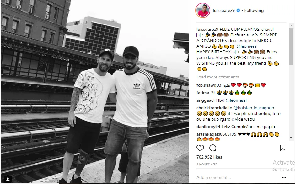 Suarez, Puyol, Neymar gửi lời chúc sinh nhật đến Messi - Bóng Đá