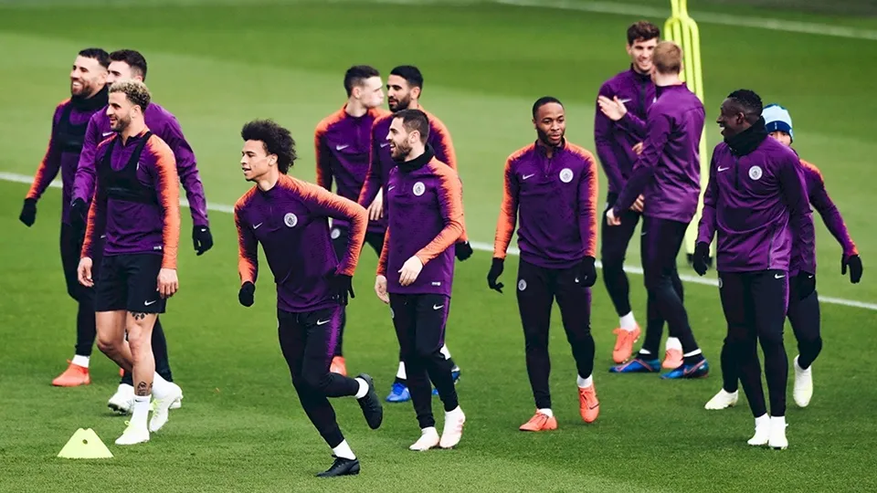 Man City tập  - Bóng Đá