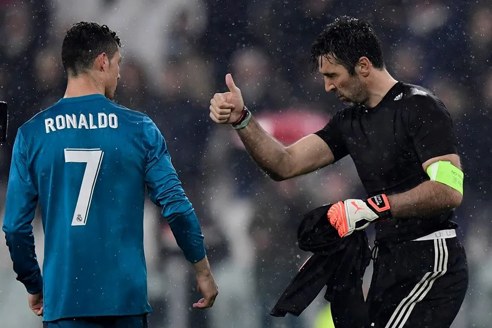 Thống kê kinh khủng thành tích đối đầu của Ronaldo trước Buffon - Bóng Đá