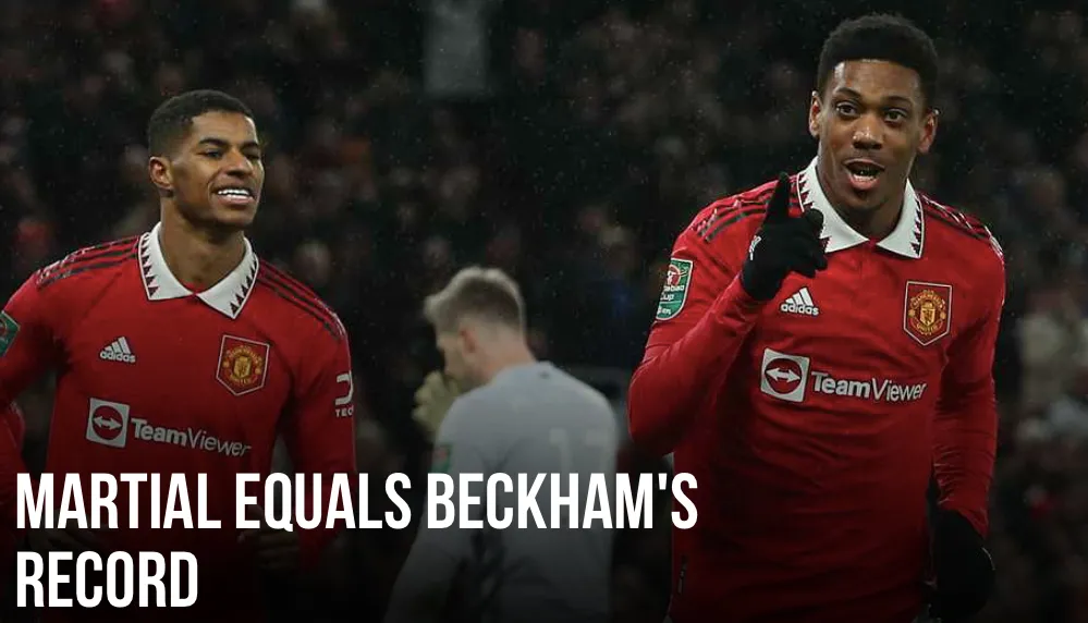 Anthony Martial EQUALS BECKHAM'S RECORD - Bóng Đá